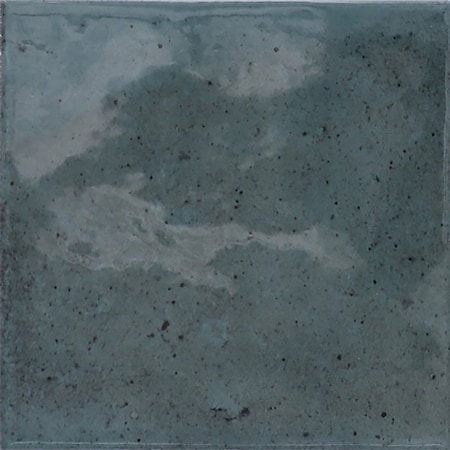 Apollo Tile Antiek 3.94 in. x 3.94 in. Glossy Blue Ceramic Square Wall and Floor Tile 5.39 sq. ft./case, 50PK MOD88BLU44A